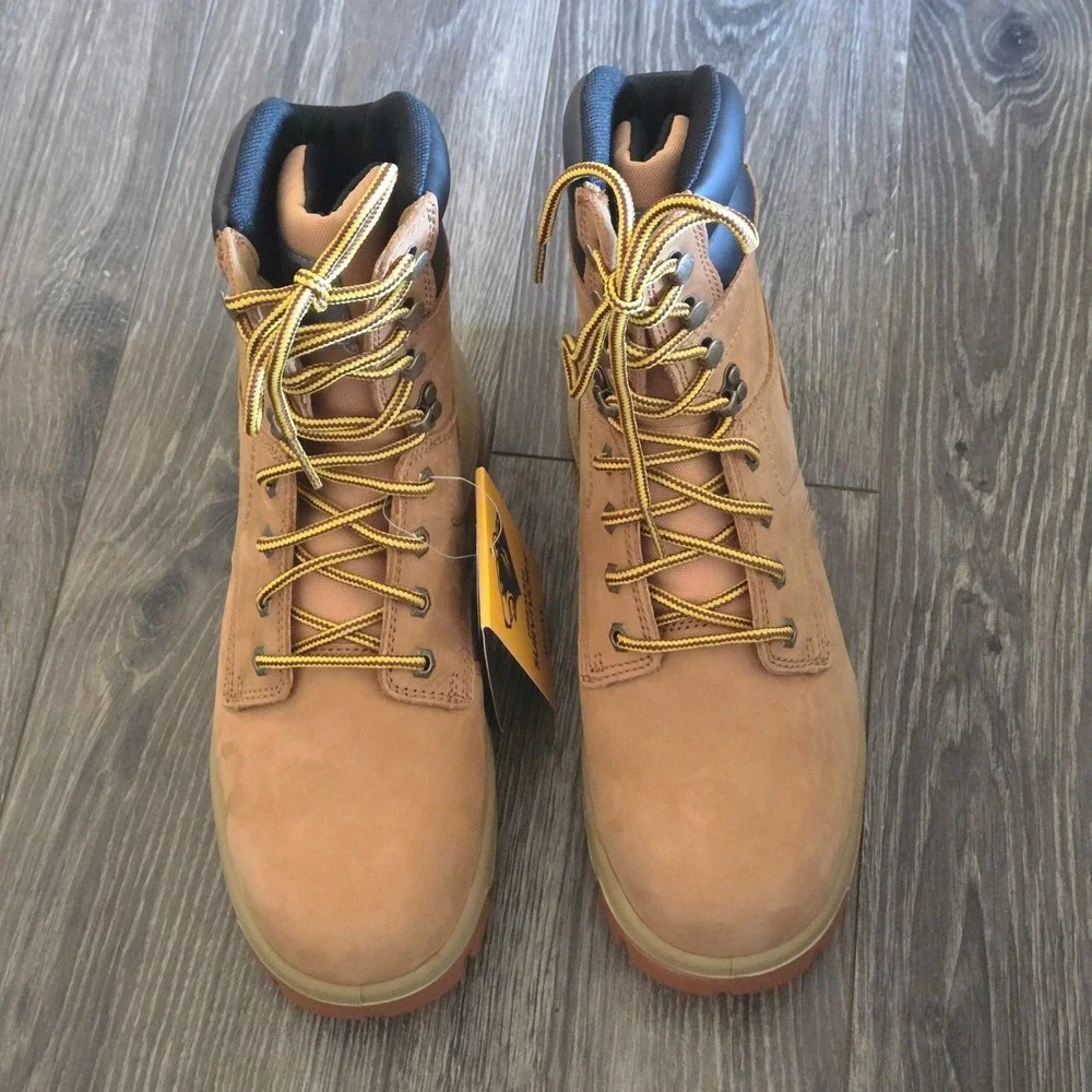 Herman‎ Survivors Grizzly Leather Boots Mens 9.5W Wheat Steel Toe Work Boots New